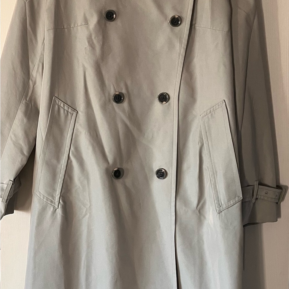 Classic Double-Breasted Trench Coat